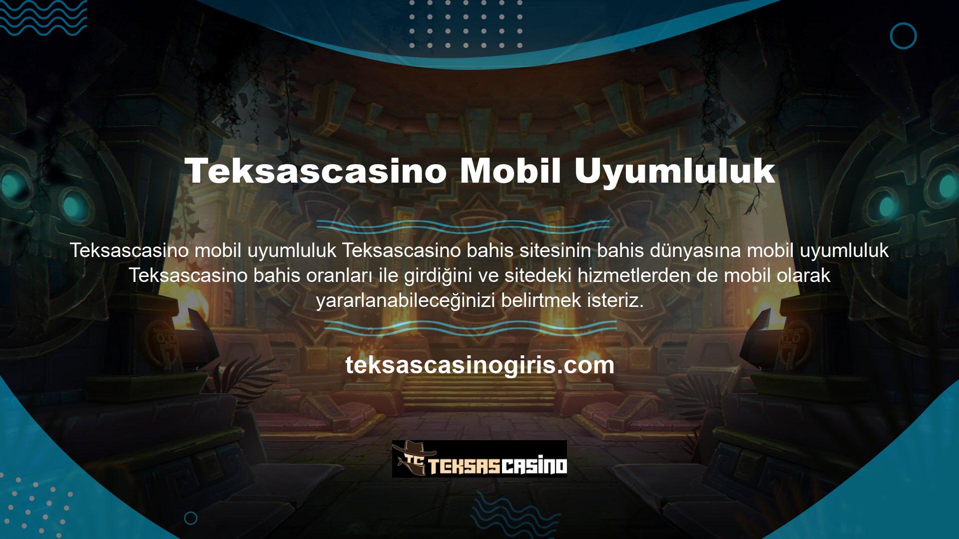 Teksascasino web sitesinin sizinle çok yüksek bir promosyon paylaştığını görüyoruz, bonusları ve kolay dönüşüm koşullarını aşağıdaki gibi paylaşarak kar elde edebilirsiniz: Teksascasino web sitesinde istikrarlı olan bahisler için sizinle paylaşmak istiyoruz