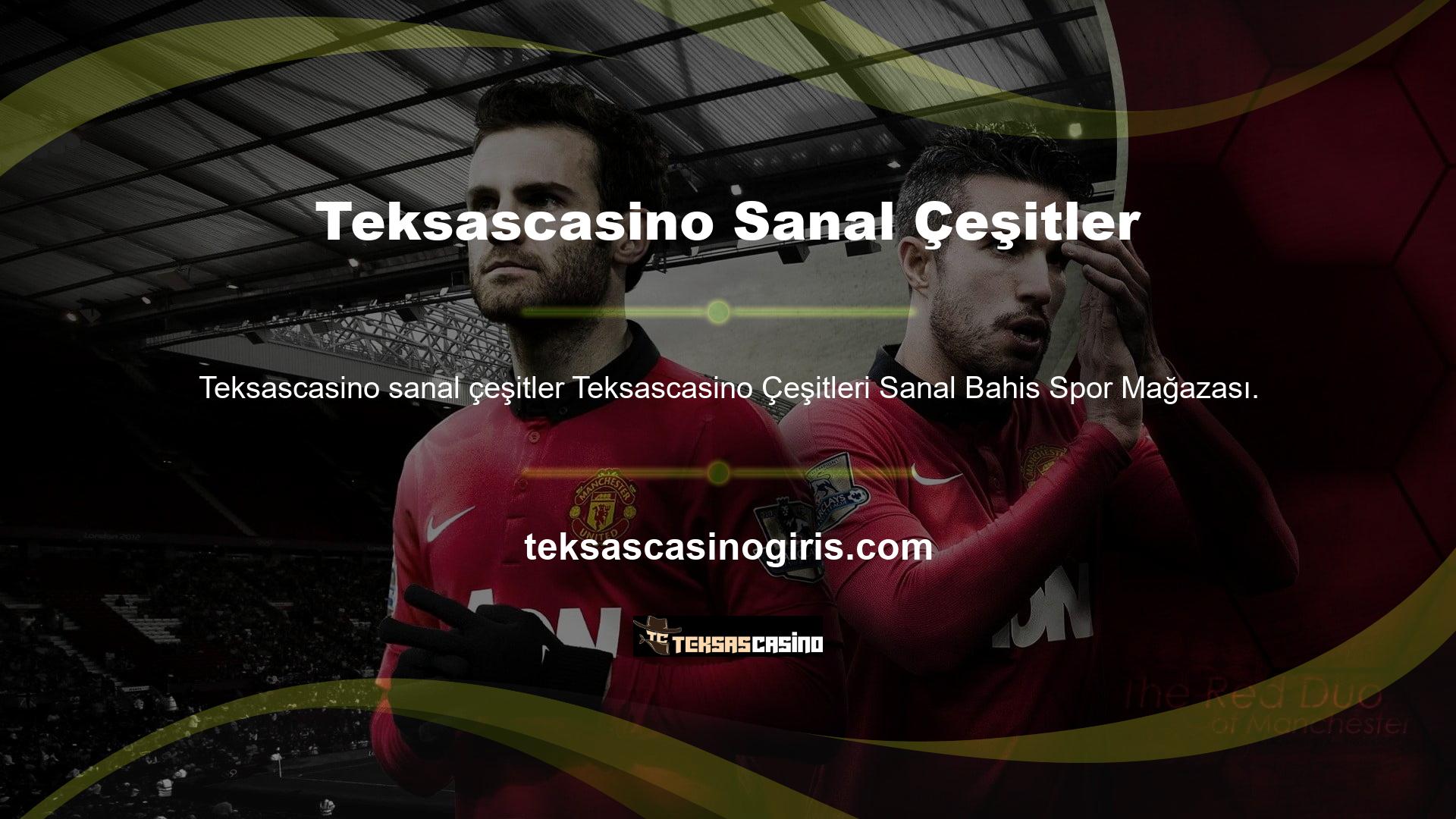 Teksascasino çeşitleri, bahis ve casino hizmetlerinde ve sanal bahis ve finansal bahisler gibi özel türde alternatif bahis oyunlarında da mevcuttur